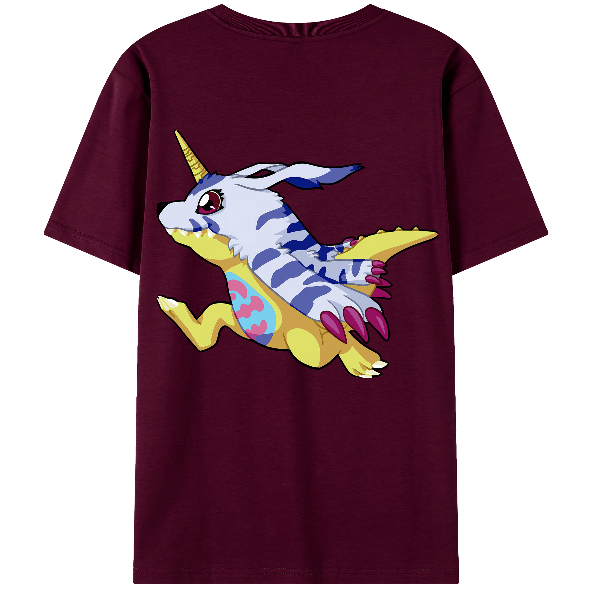 （画像用） Digimon デジタルモンスター/デジモン レディース半袖Tシャツ(バックプリント)